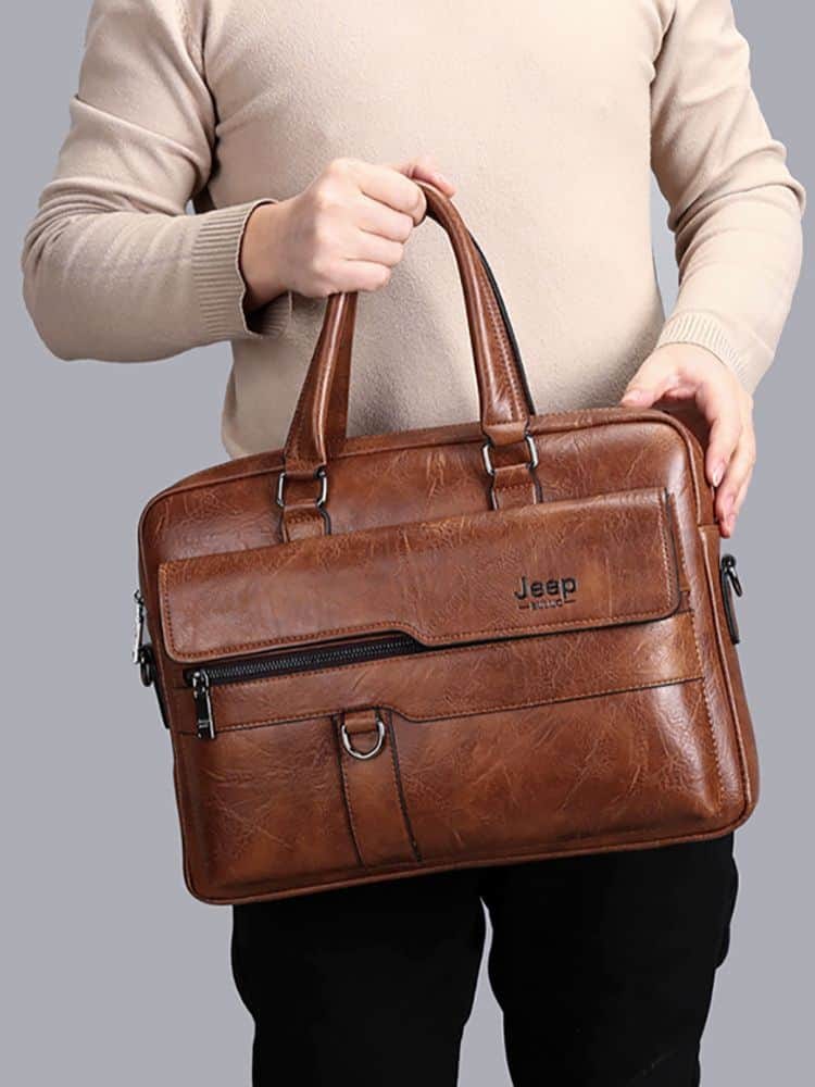 Jeep Buluo Sac en cuir homme.