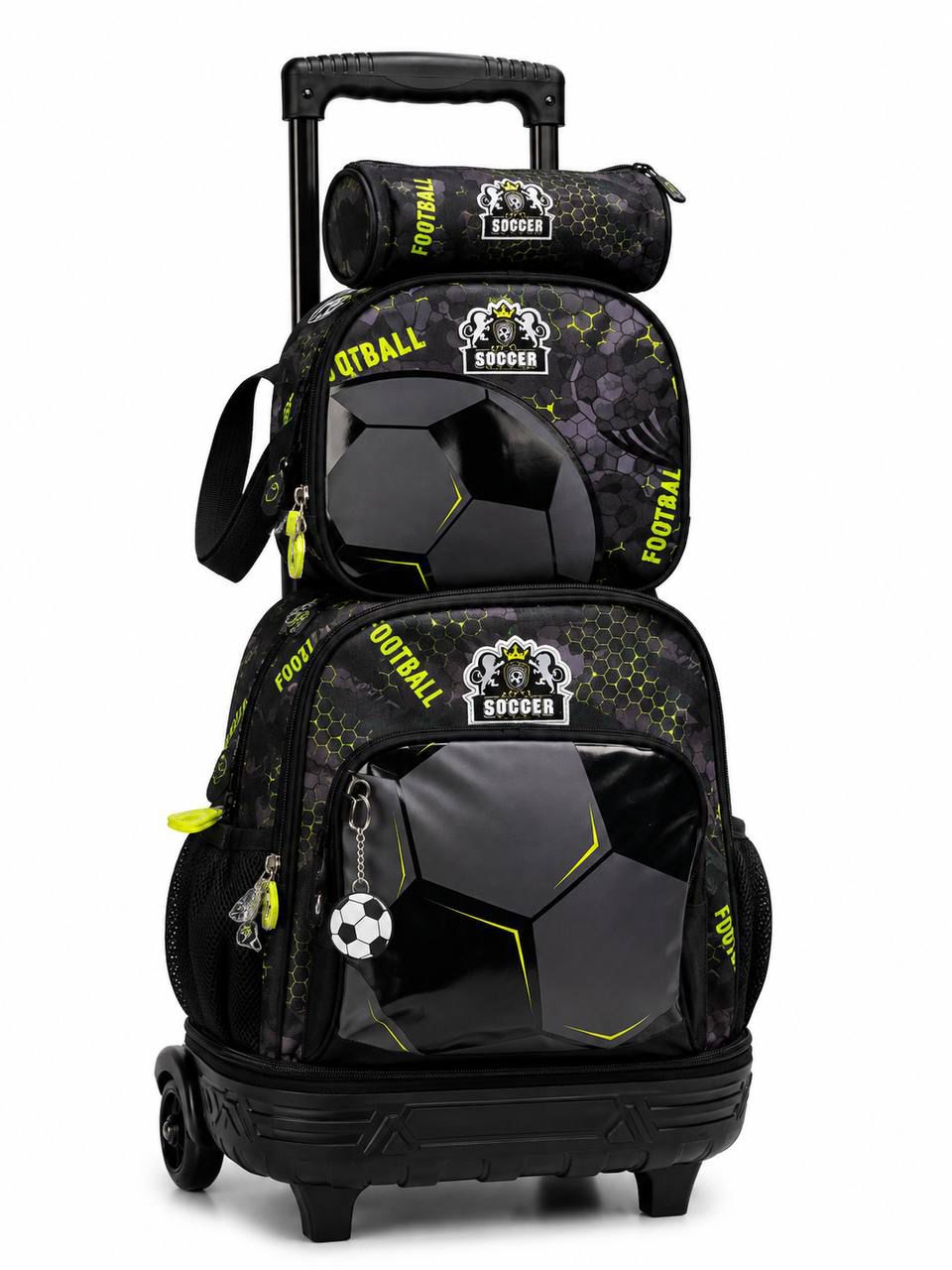Pack Cartable à Roulettes 3 en 1 - Modèle Premium