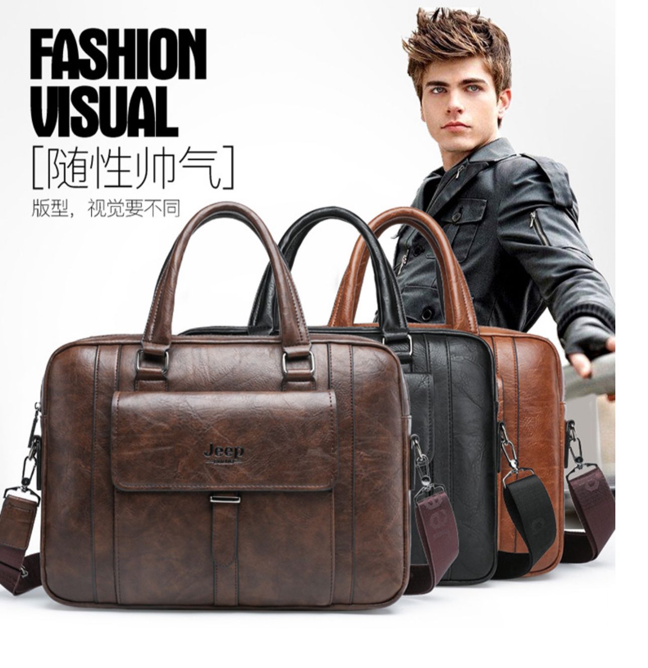 Sac Ordinateur Portable Homme Cartable de Travail Imperméable pour Professeurs