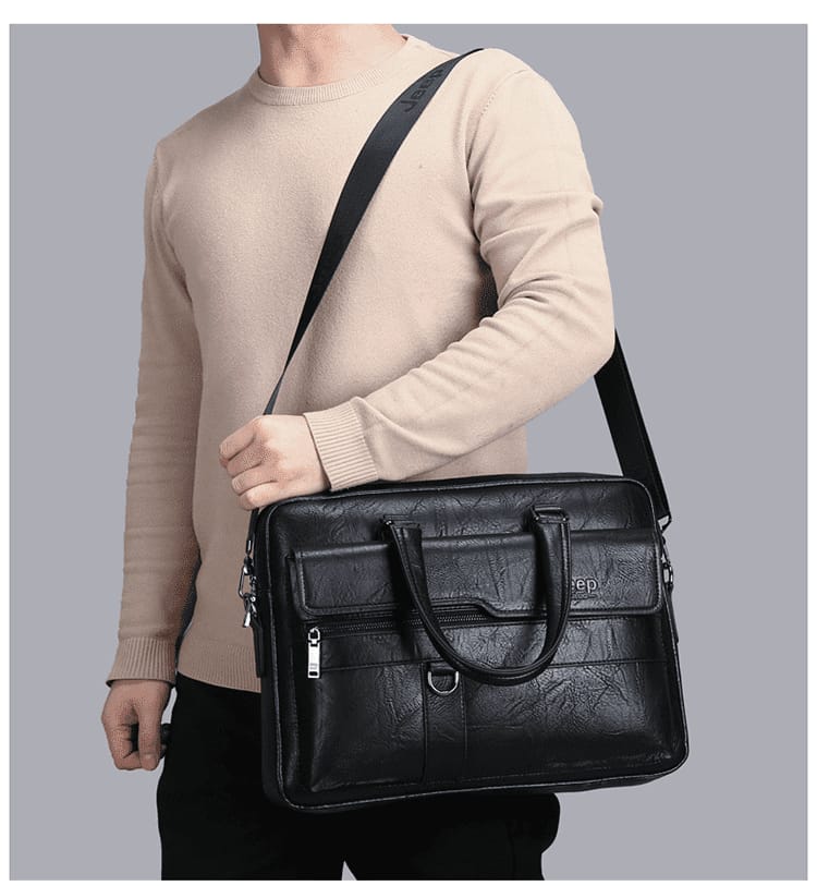 Jeep Buluo Sac en cuir homme.