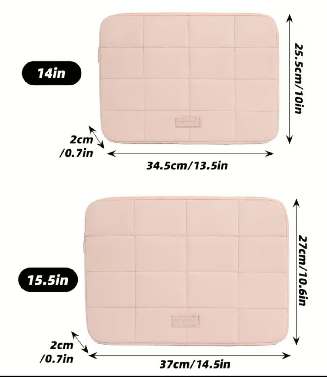 Pochette Ordinateur Matelassée – Élégance et Protection