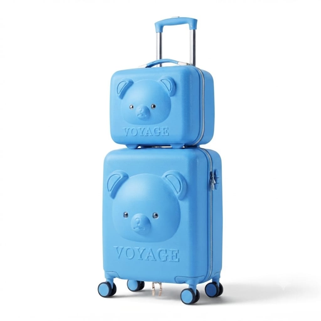 Valise Enfant Ours – Ensemble 2 Pièces 🐻