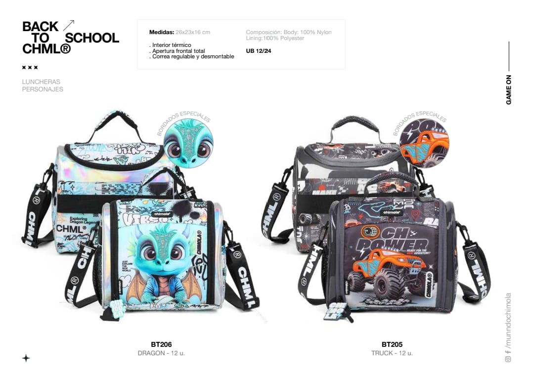 Pack 3pièces Scolaire CH Power