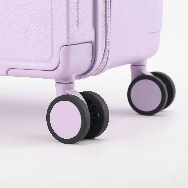 Valise cabine 50 cm en PC pur – ultra-légère & silencieuse