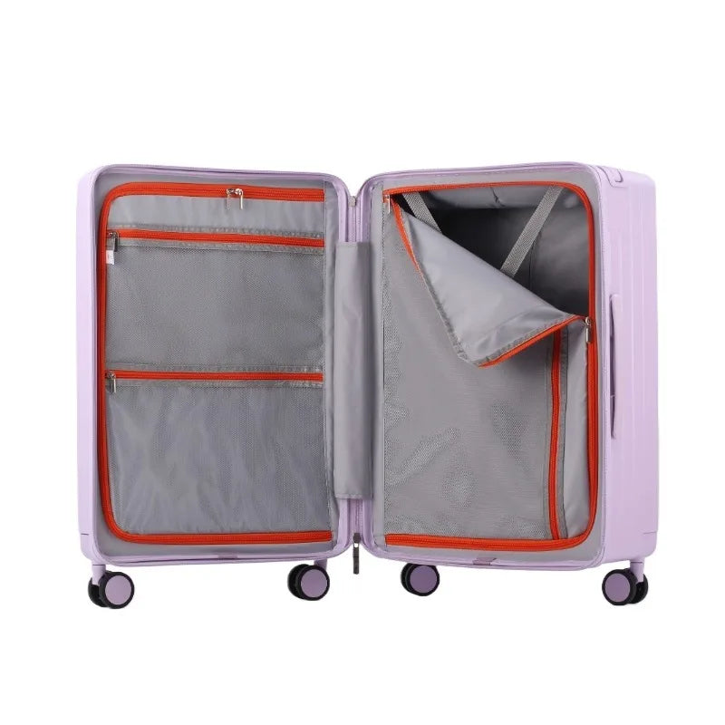 Valise cabine 50 cm en PC pur – ultra-légère & silencieuse
