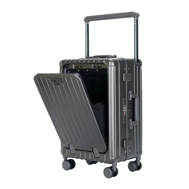 Valise cabine 50 cm avec poche avant et port USB – Set 3 pièces extensible TSA