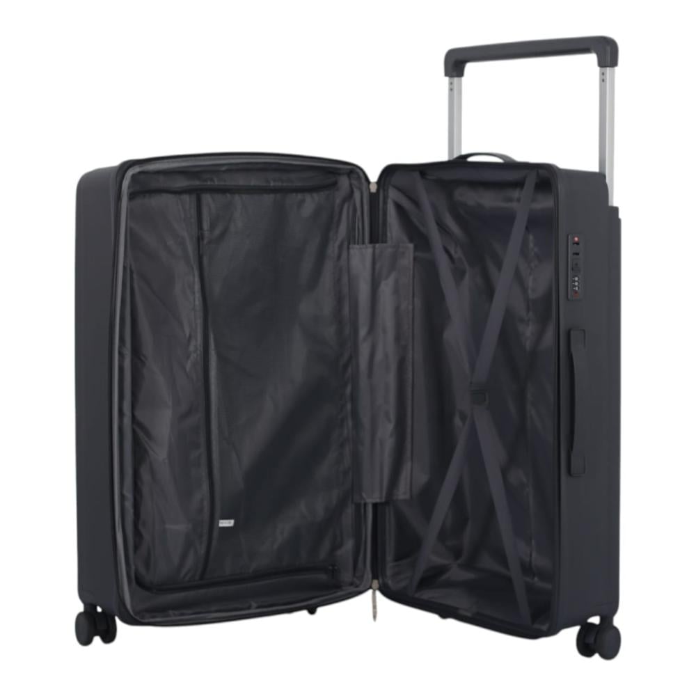 Ensemble complet de bagages de luxe - 3 pièces en polypropylène incassable (grandes tailles et fonctionnalités supérieures)