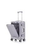 Valise Cabine Multifonction 3-en-1 – Port Gobelet,🧳 Compartiment PC et Port USB
