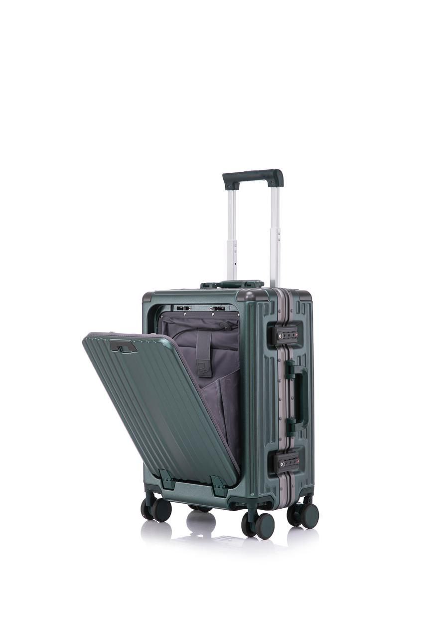 Valise Cabine Multifonction 3-en-1 – Port Gobelet,🧳 Compartiment PC et Port USB