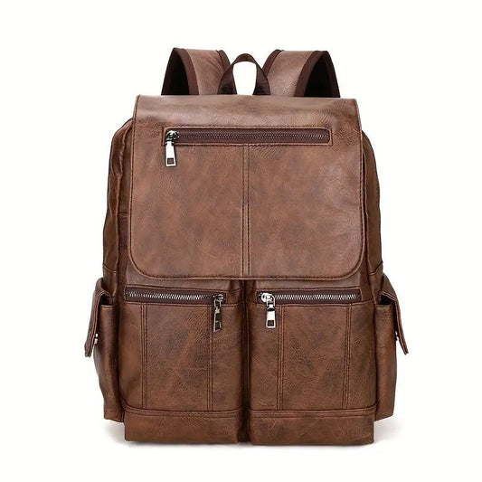 Sac à dos de voyage et PC en simili cuir