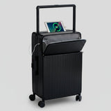 Valise Cabine Rigide avec Port USB & Ouverture Frontale ✈️🔋