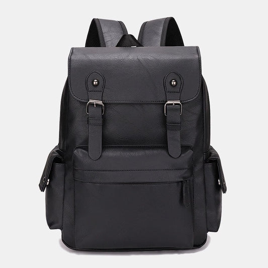 Sac à Dos Élégant en Cuir Noir – Design Moderne et Pratique 🎒✨