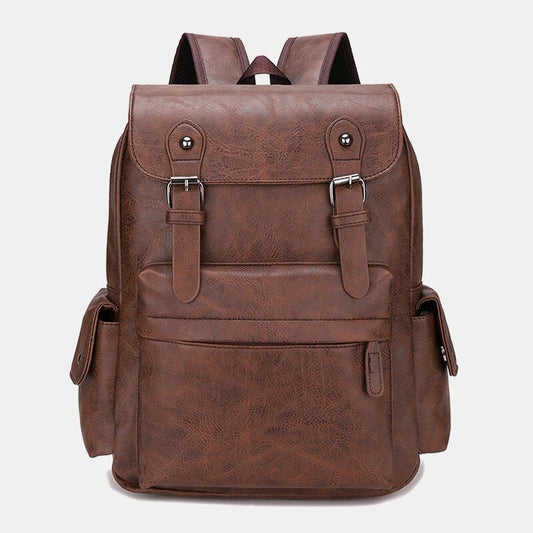 Sac à Dos Élégant en Cuir Noir – Design Moderne et Pratique 🎒✨