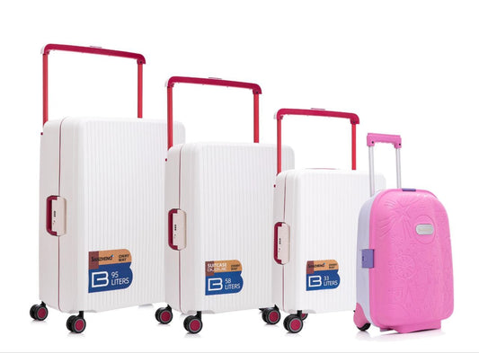 Pack de 4 Valises Rigides-Valise de voyage– Haute Qualité-valise cabine
