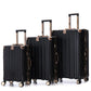 Set de 3 valises luxe – Cabine, Moyenne et Grande avec serrure TSA