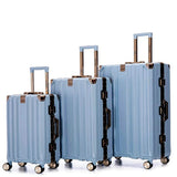 Set de 3 valises luxe – Cabine, Moyenne et Grande avec serrure TSA