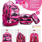 Pack 3 pièces fille: Trolley 18" + sac à goûter + trousse