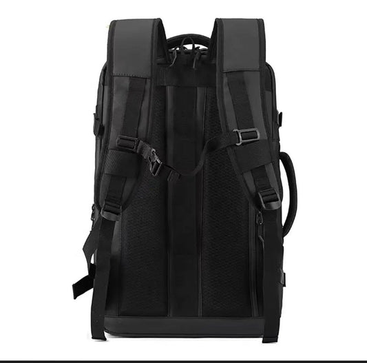 Sac à dos multifonction noir.