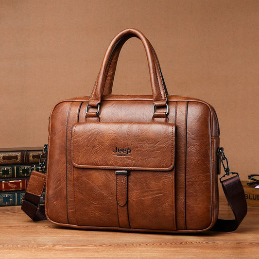 Sac Ordinateur Portable Homme Cartable de Travail Imperméable pour Professeurs
