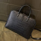 L'Élégance au Quotidien – Sac à Main Business Chic Effet Crocodile✅