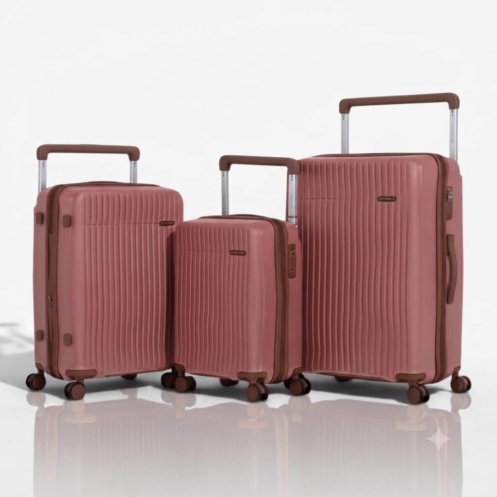 Valise Rigide 3 Pièces – Élégance, Robustesse & Confort de Voyage 🧳✨
