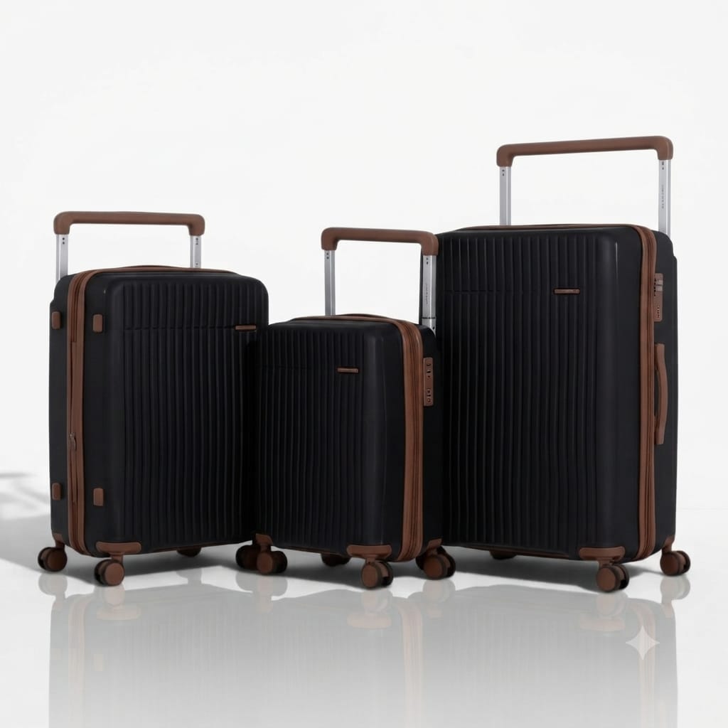 Valise Rigide 3 Pièces – Élégance, Robustesse & Confort de Voyage 🧳✨