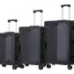 Ensemble de 3 Valises de Voyage Incassables – Design Nervuré Moderne
