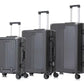 Ensemble de 3 Valises de Voyage Incassables – Design Nervuré Moderne