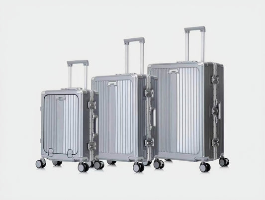 Ensemble de 3 Valises de Voyage Incassables – Design Nervuré Moderne