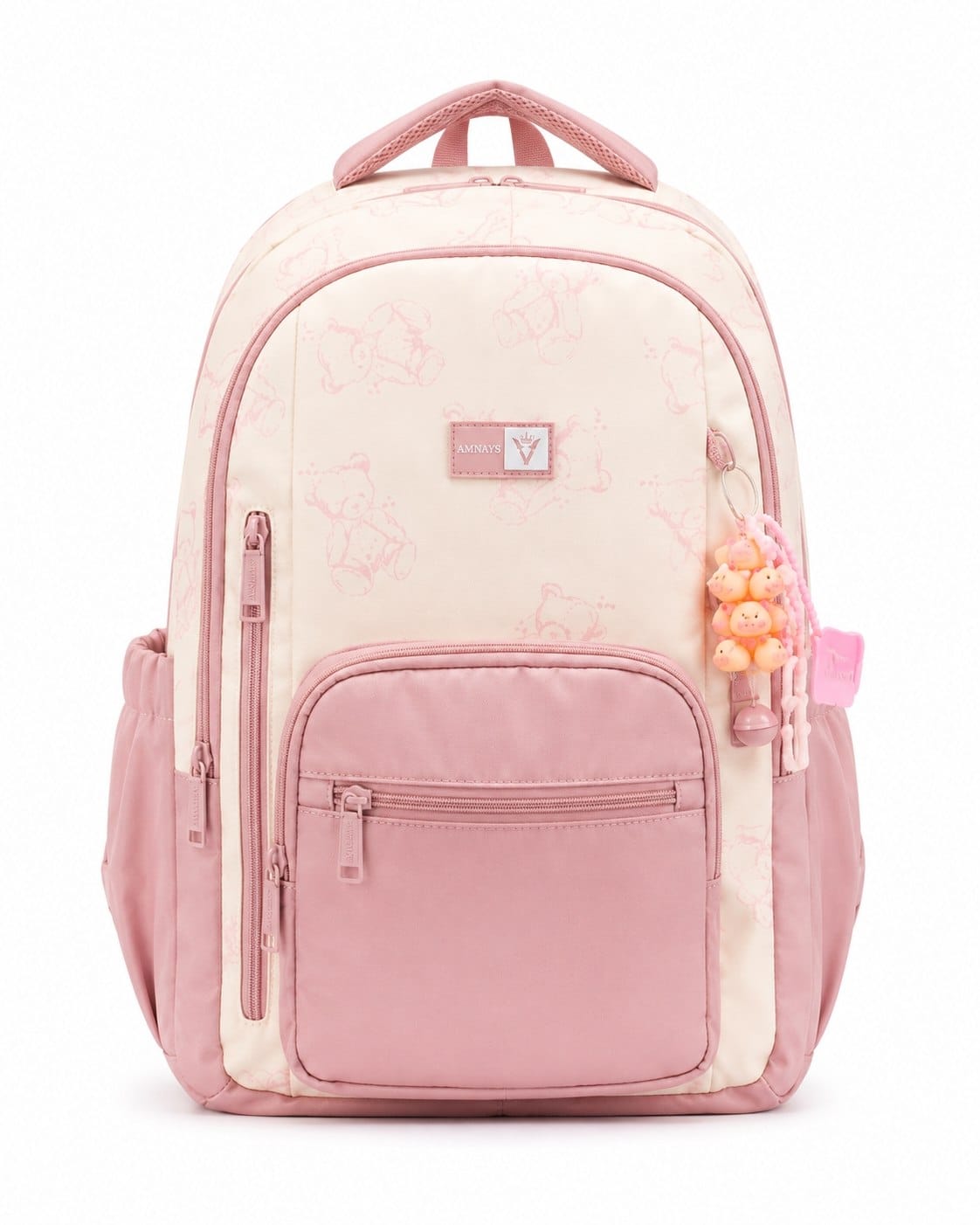 Sac à Dos Ergonomique AMNAYS Motif Teddy Bear – Style Doux & Tendance ✨