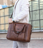 Sac Ordinateur Portable Homme Cartable de Travail Imperméable pour Professeurs