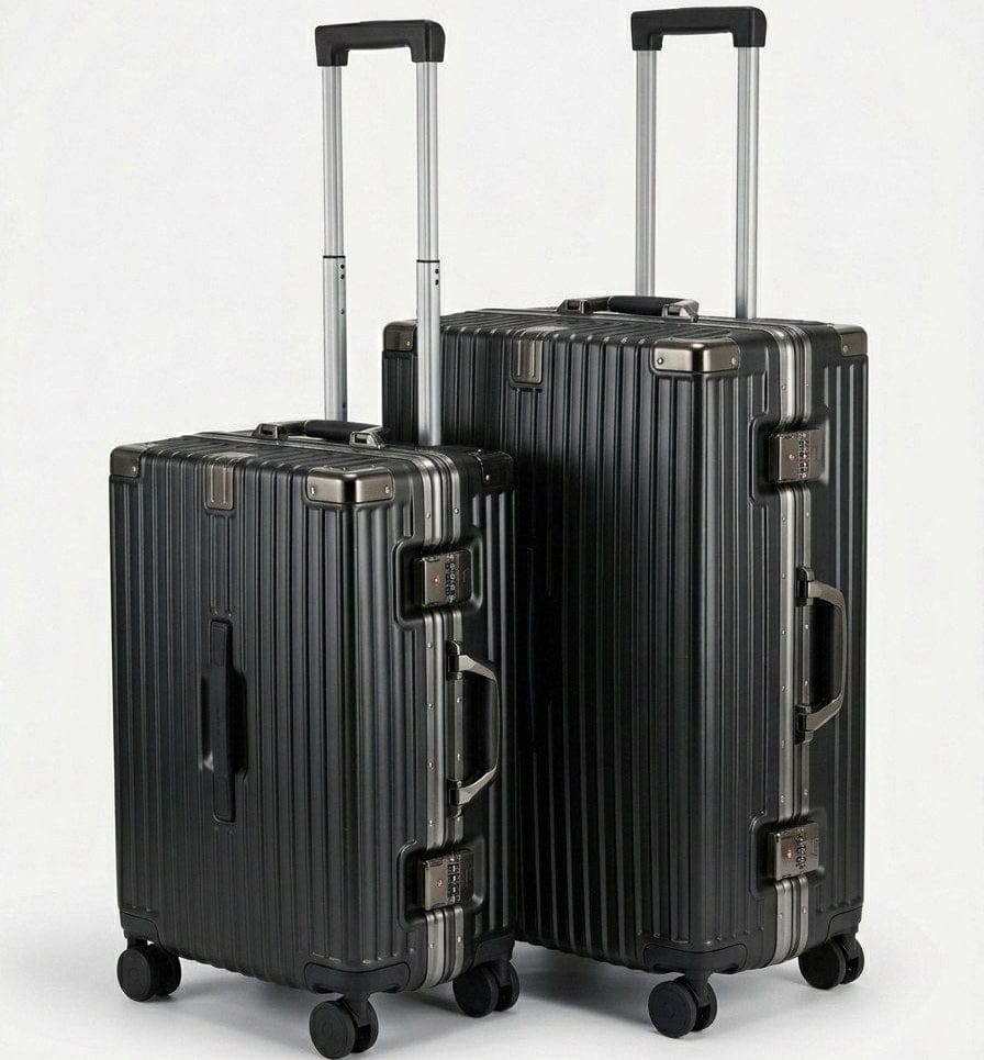 Set de 2 Valises Rigides Premium avec Serrure TSA – Valise Cabine + Moyenne Haute Gamme 360°