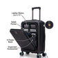 Valise Cabine Rigide – Ouverture Frontale & Style Moderne