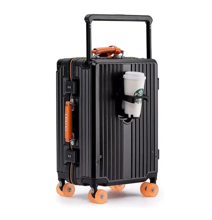 alise de Voyage Intelligente avec Porte-Gobelet Intégré & Large Poignée