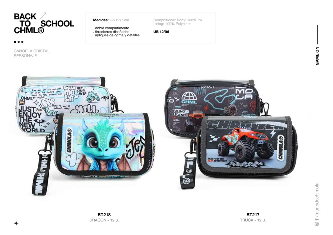 Pack 3pièces Scolaire CH Power
