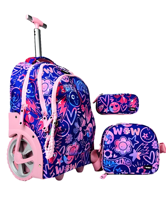 🎒Cartable à roulettes Sac scolaire enfant primaire et collège