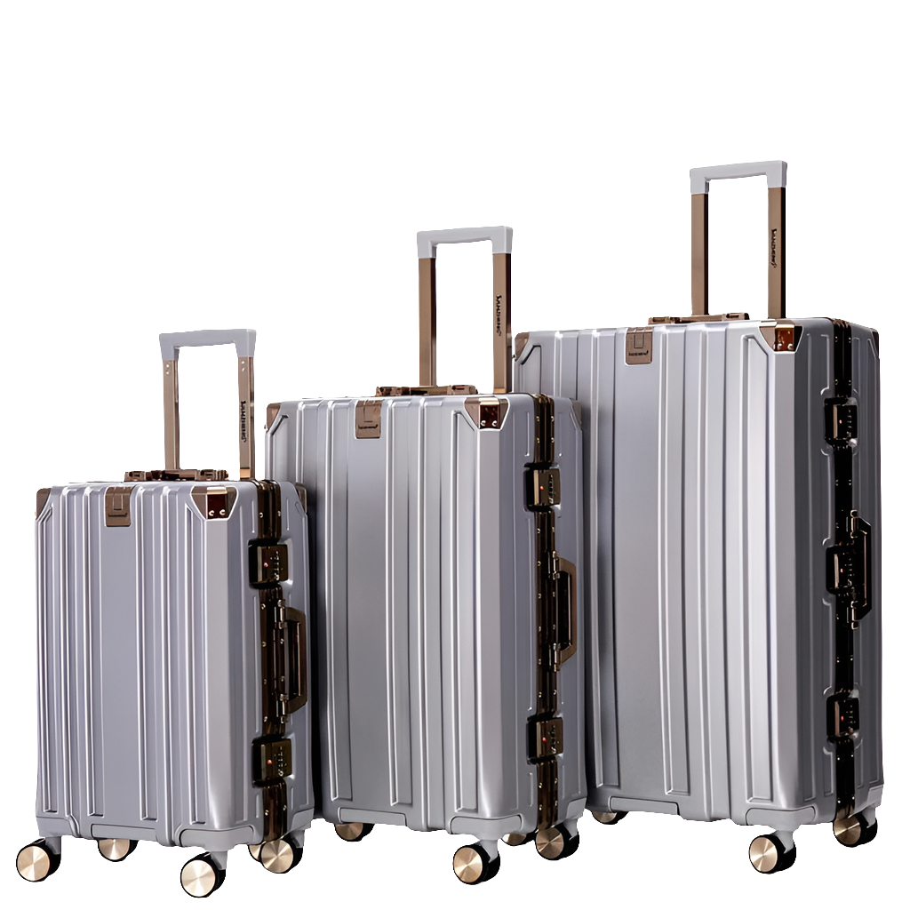 Set de 3 valises luxe  Cabine, Moyenne et Grande avec serrure TSA🧳