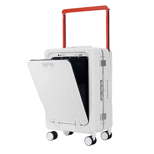 Valise cabine 50 cm avec poche avant et port USB – Set 3 pièces extensible TSA