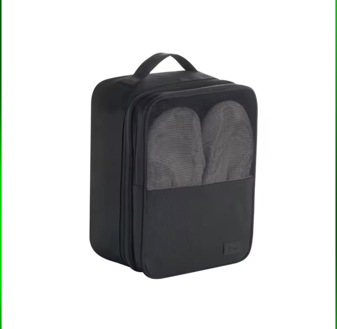 Boîte de Rangement pour Chaussures de Voyage – Sac Organisateur Compact avec Compartiments Intelligents