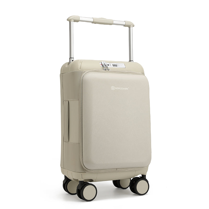 Valise Cabine Rigide Noire 4 Roues – Design Élégant & Maniable 🧳✨