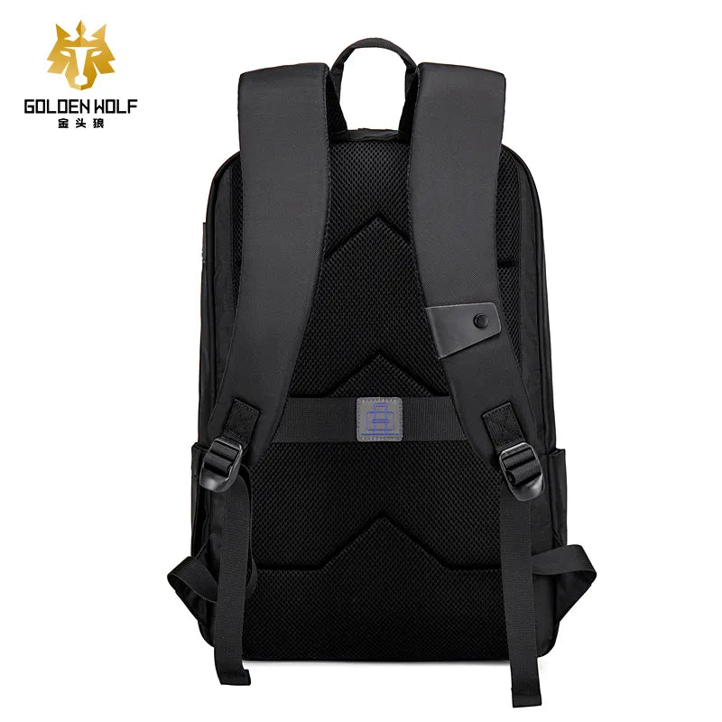 Sac à Dos Élégant GOLDEN WOLF – Design Moderne et Pratique 🎒✨
