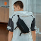Arctic Hunter - Sac Banane / Shoulder Bag Multifonction Imperméable - Noir Premium