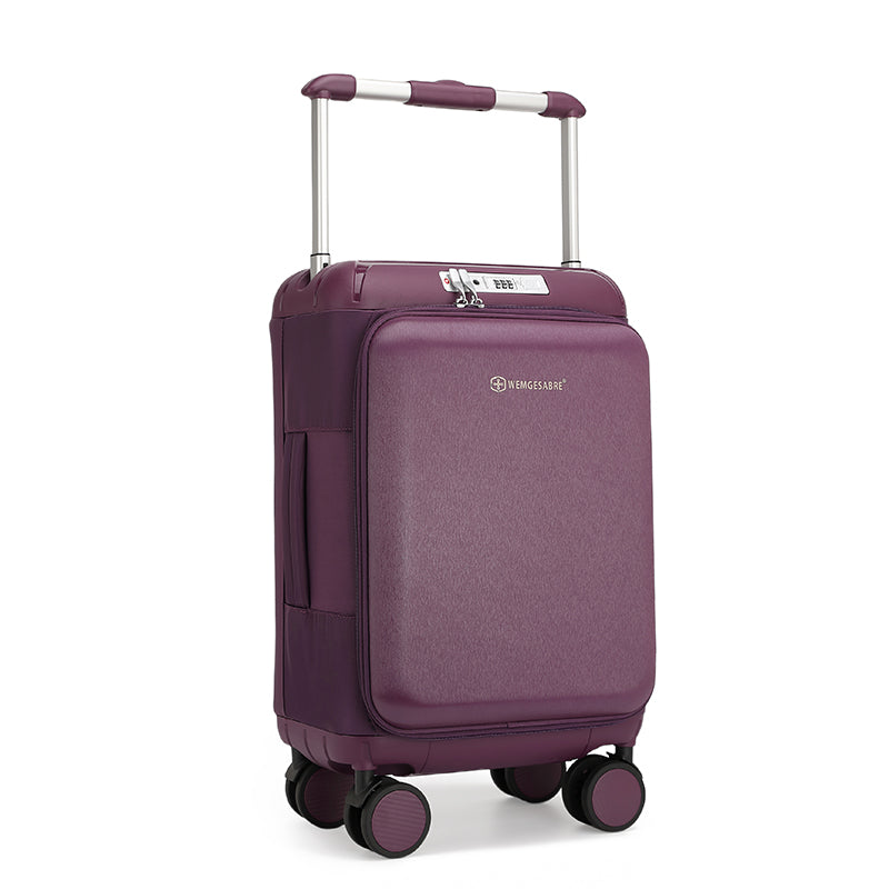 Valise Cabine Rigide Noire 4 Roues – Design Élégant & Maniable 🧳✨