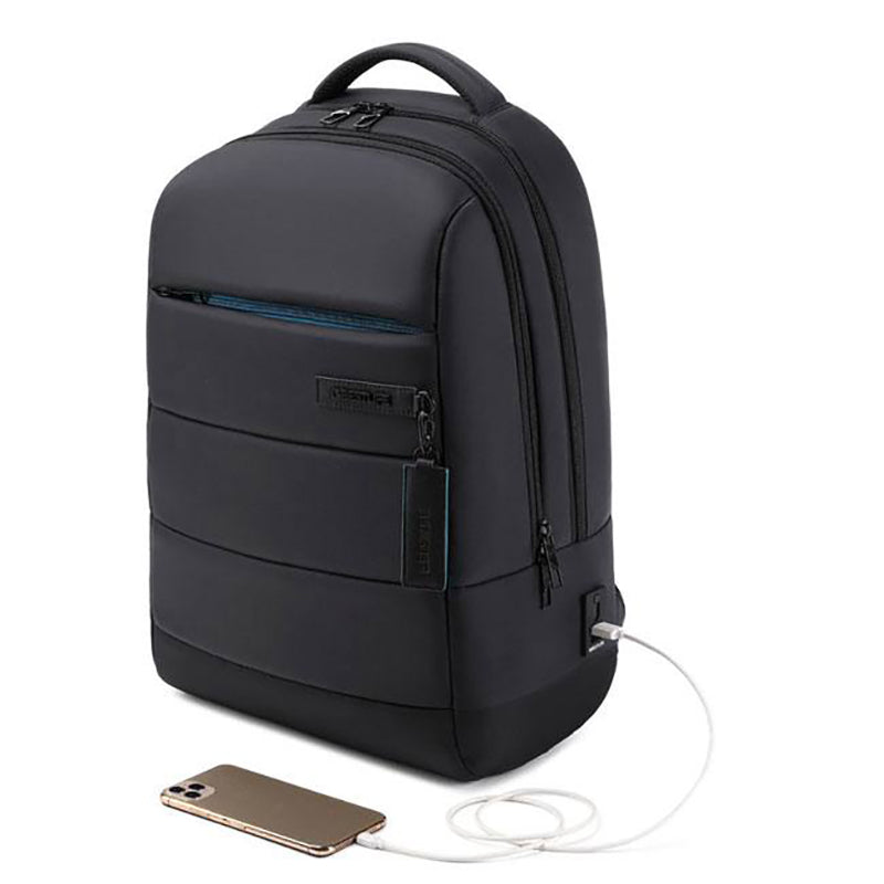 Sac à Dos Laptop 15.6 Pouces avec Port USB & Type-C – Étanche & Ergonomique