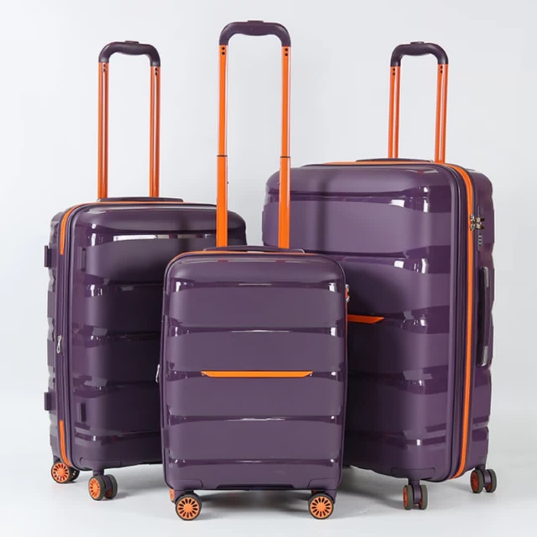 Ensemble de valises de voyage de luxe à roulettes 360%