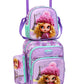 Ensemble de sacs d'école à roulettes (trolley) 3 en 1 pour enfants de Glossy Star - Sac à dos, sac à goûter et trousse au design moderne