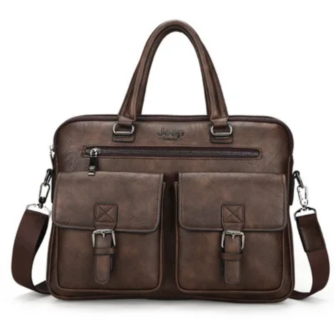 Sac Ordinateur Portable Homme Cartable de Travail Imperméable pour Professeurs