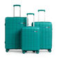 Ensemble complet de bagages de luxe - 3 pièces en polypropylène incassable (grandes tailles et fonctionnalités supérieures)