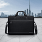 Arctic Hunter Office Business Sac à bandoulière Véritable mallette de direction Sac pour ordinateur portable de luxe