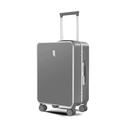 GEMULIN Ensemble de 3 bagages de voyage Cadre en aluminium avec porte-gobelet Valise à roulettes avec serrure TSA et roues